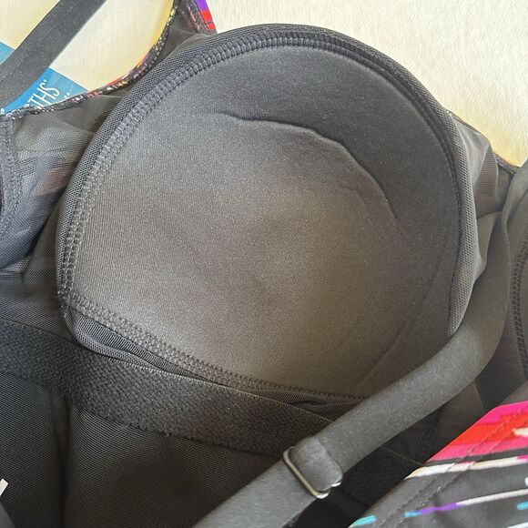 Longitude Great Lengths Womens 16 One Piece Swim Romper Dress Bathing Suit NEW - Picture 8 of 10